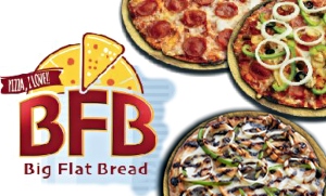 Big Flat Bread Pizza