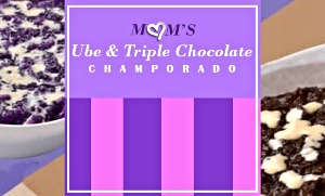 Mom's Ube & Triple Chocolate Champorado